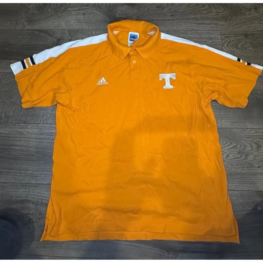 Tennessee Vols Orange Polo Vintage Adidas sz Large